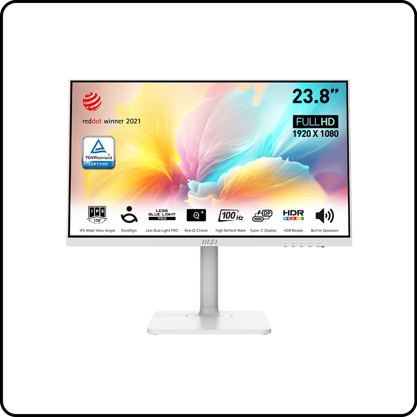 MÀN HÌNH MSI MODERN MD2412PW (23.8 INCH/FHD/IPS/100HZ/1MS/LOA/USB-C)