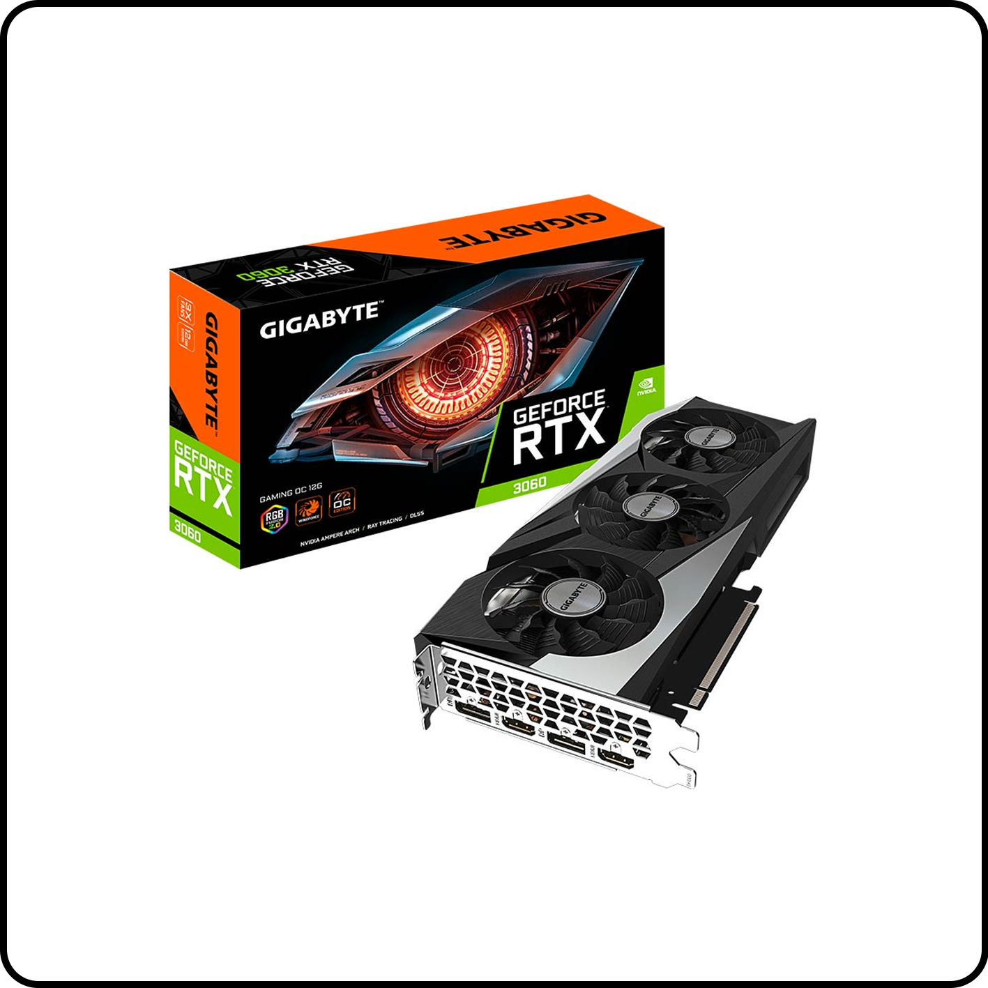CARD MÀN HÌNH NVIDIA GEFORCE RTX 3060 12GB GIGABYTE GAMING OC GDDR6