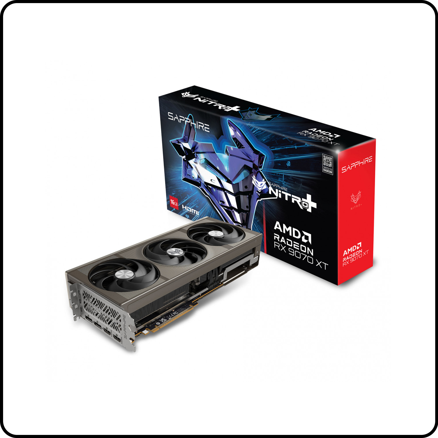 CARD MÀN HÌNH AMD RADEON RX9070XT NITTRO+ 16GB GAMING OC GDDR6