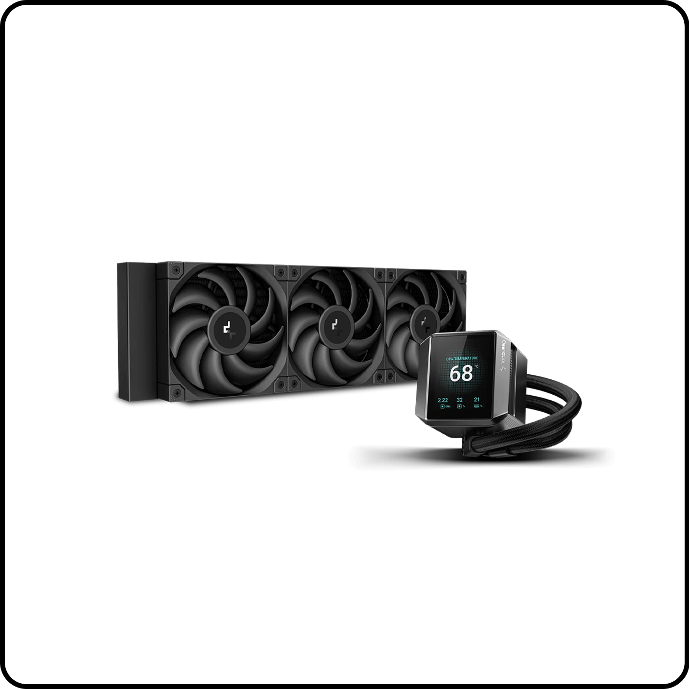 TẢN NHIỆT NƯỚC DEEPCOOL MYSTIQUE 360 R-LX750-BKDSNMP-G-1