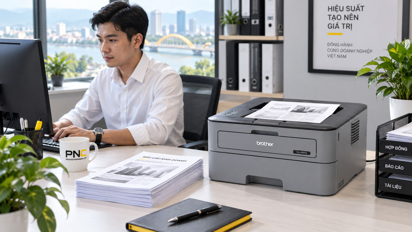 Máy in Brother HL-L2321D tại Đà Nẵng cho văn phòng
