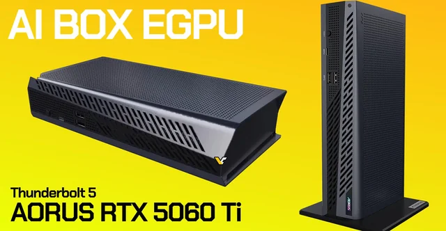 Gigabyte Aorus RTX 5060 Ti eGPU Ra Mắt: "Quái Vật" Đồ Họa Cho Laptop 2026