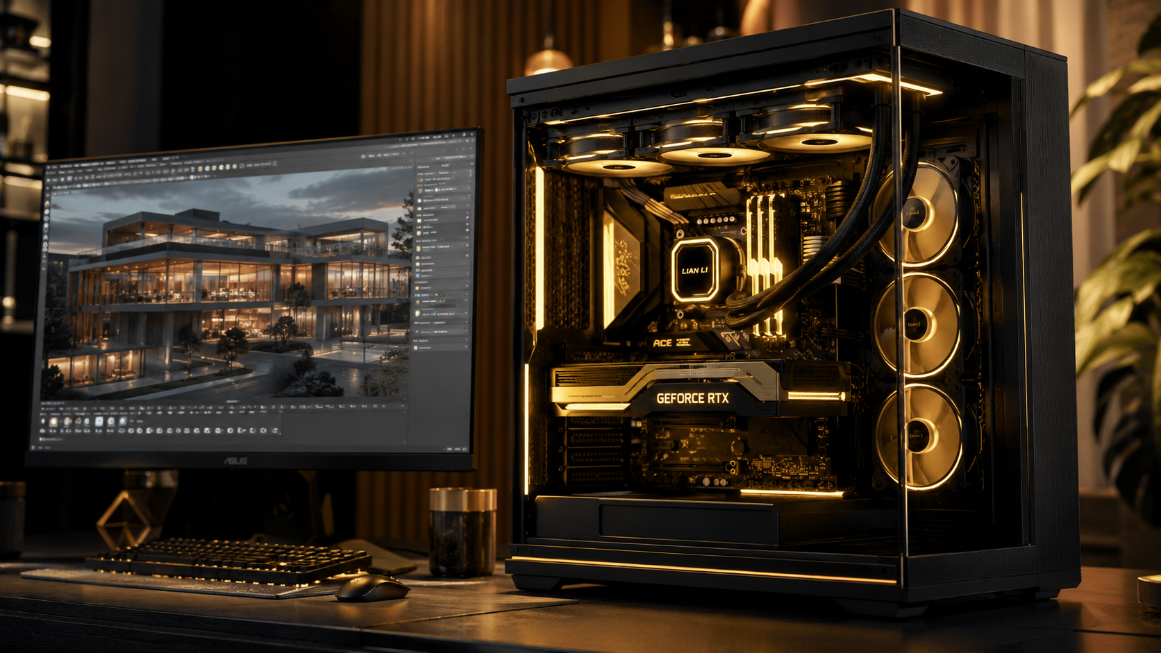 Thiết kế và render diễn họa kiến trúc bằng phần mềm Blender trên bộ PC đồ họa mạnh mẽ tại Phúc Nguyên Đà Nẵng