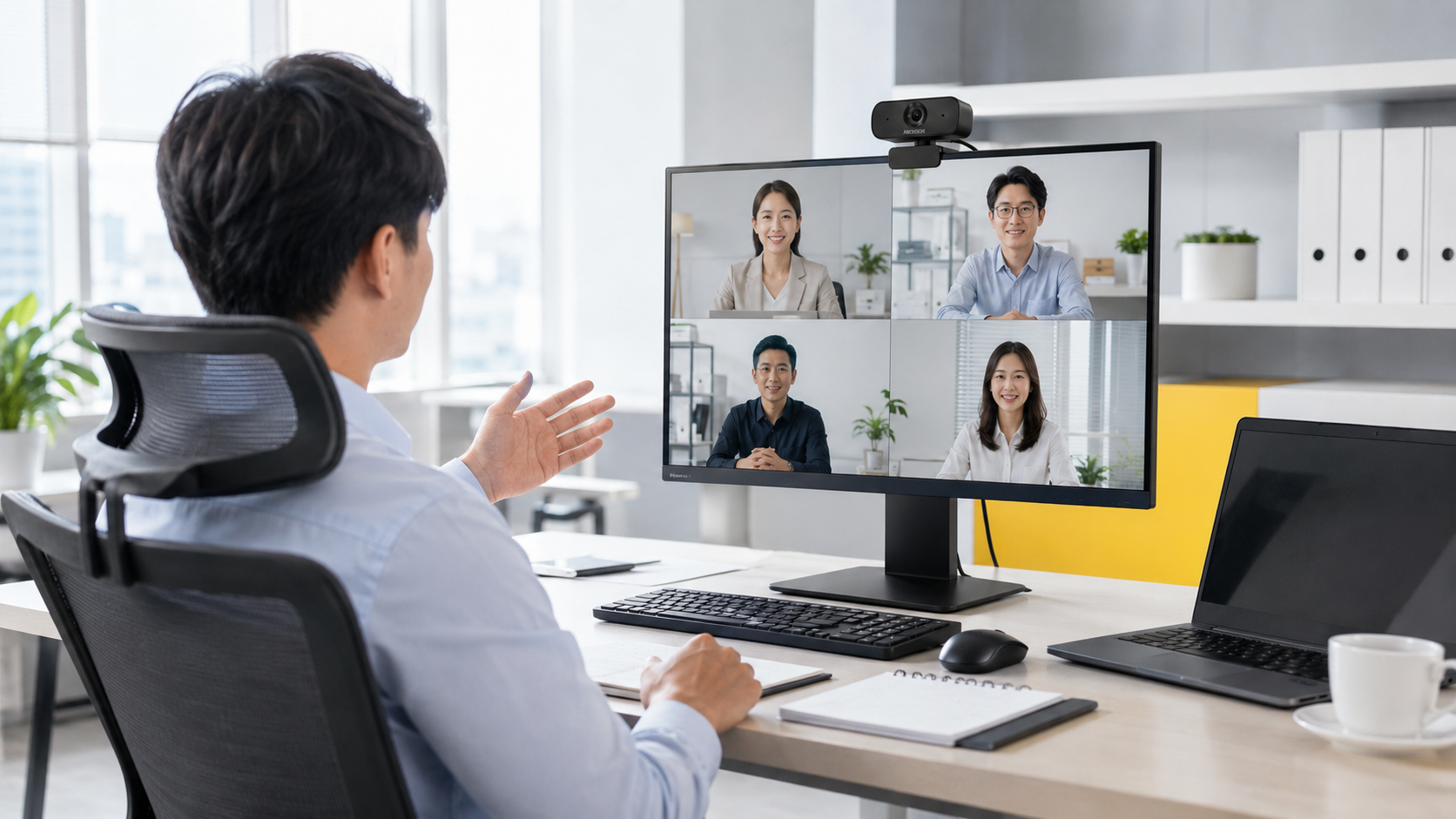 Webcam Hikvision DS-U320 Full HD cho họp trực tuyến