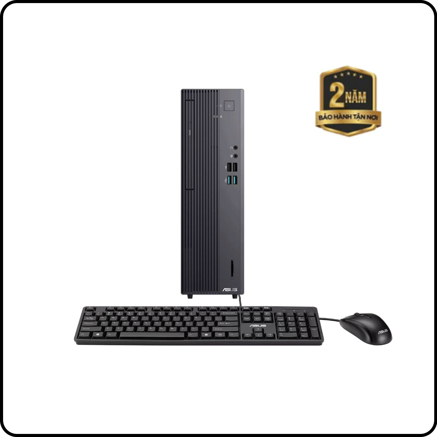 Máy bộ ASUS S501SER-514400055W (core i5-14400/8GB/256GB SSD/Intel Graphics/ax+BT/KB/M/SFF/Win 11 Home/2Y)