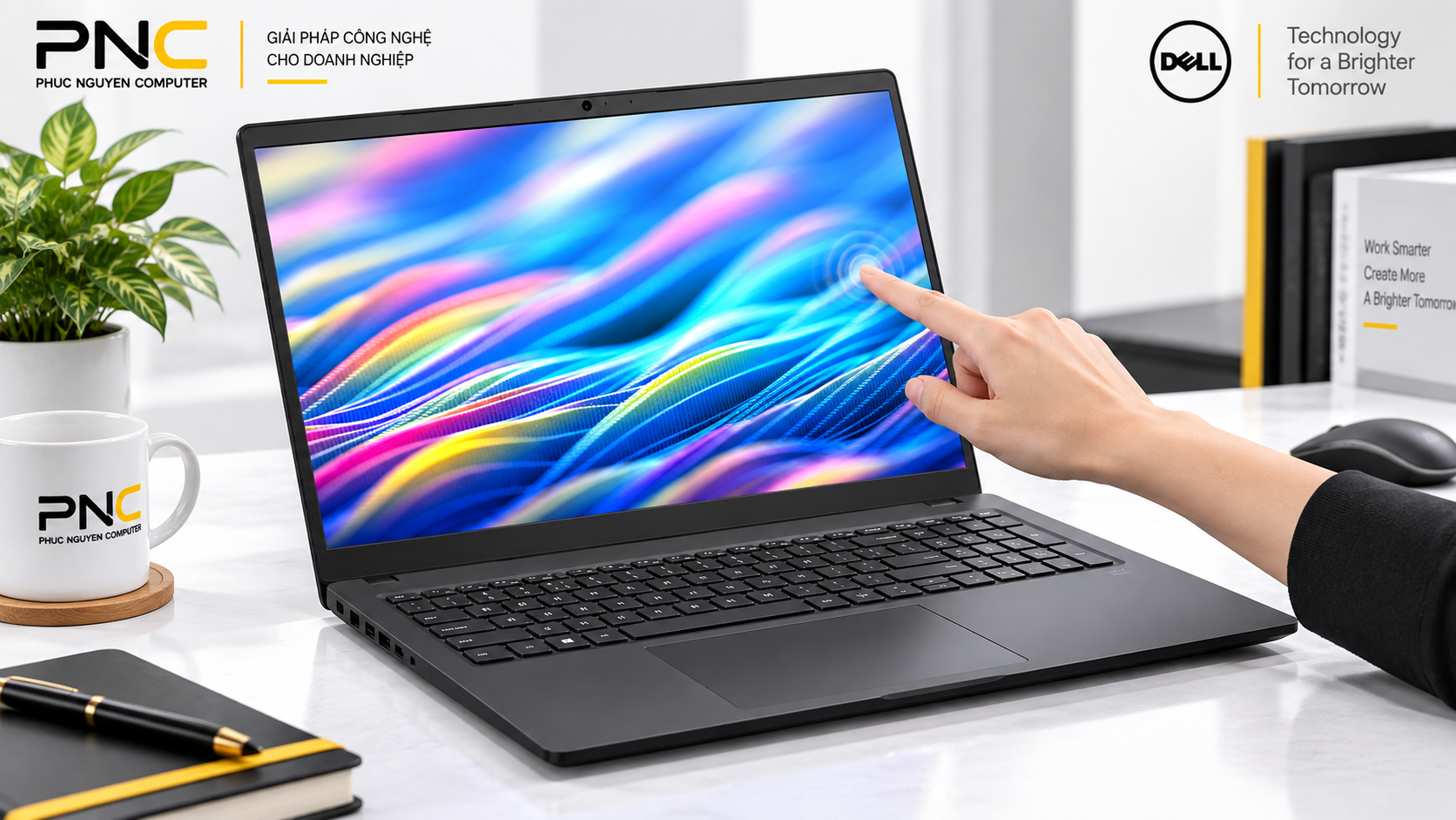 Laptop Dell DC15250 16GB Core i5-1334U màn hình cảm ứng