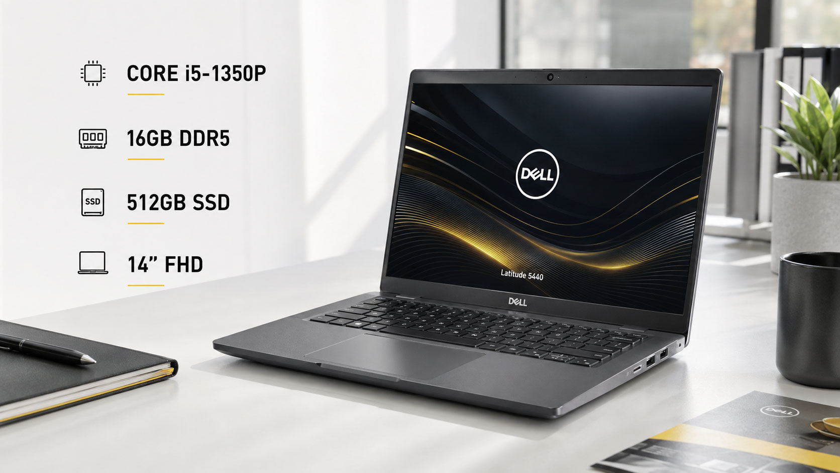 Dell Latitude 5440 i5-1350P RAM 16GB DDR5 SSD 512GB