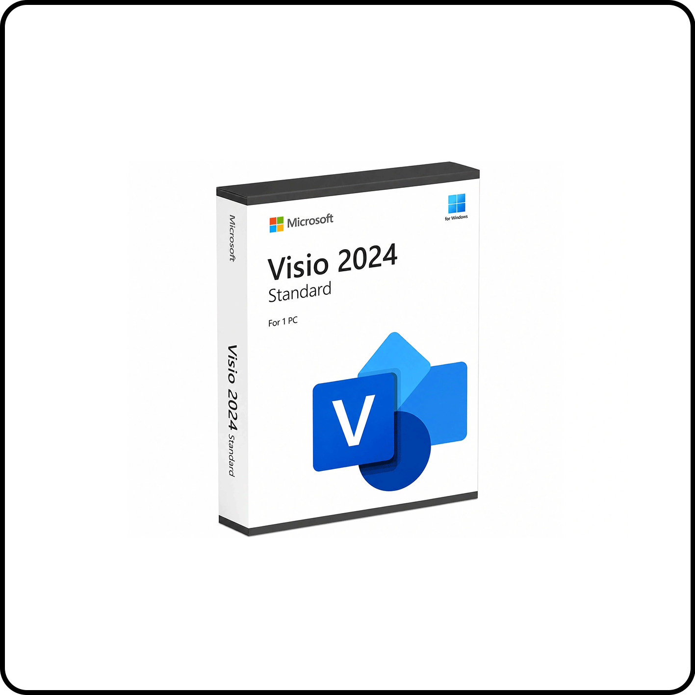 Phần mềm điện tử Microsoft Visio Std 2024 All Lng Retail Online ESD_EP2-07167