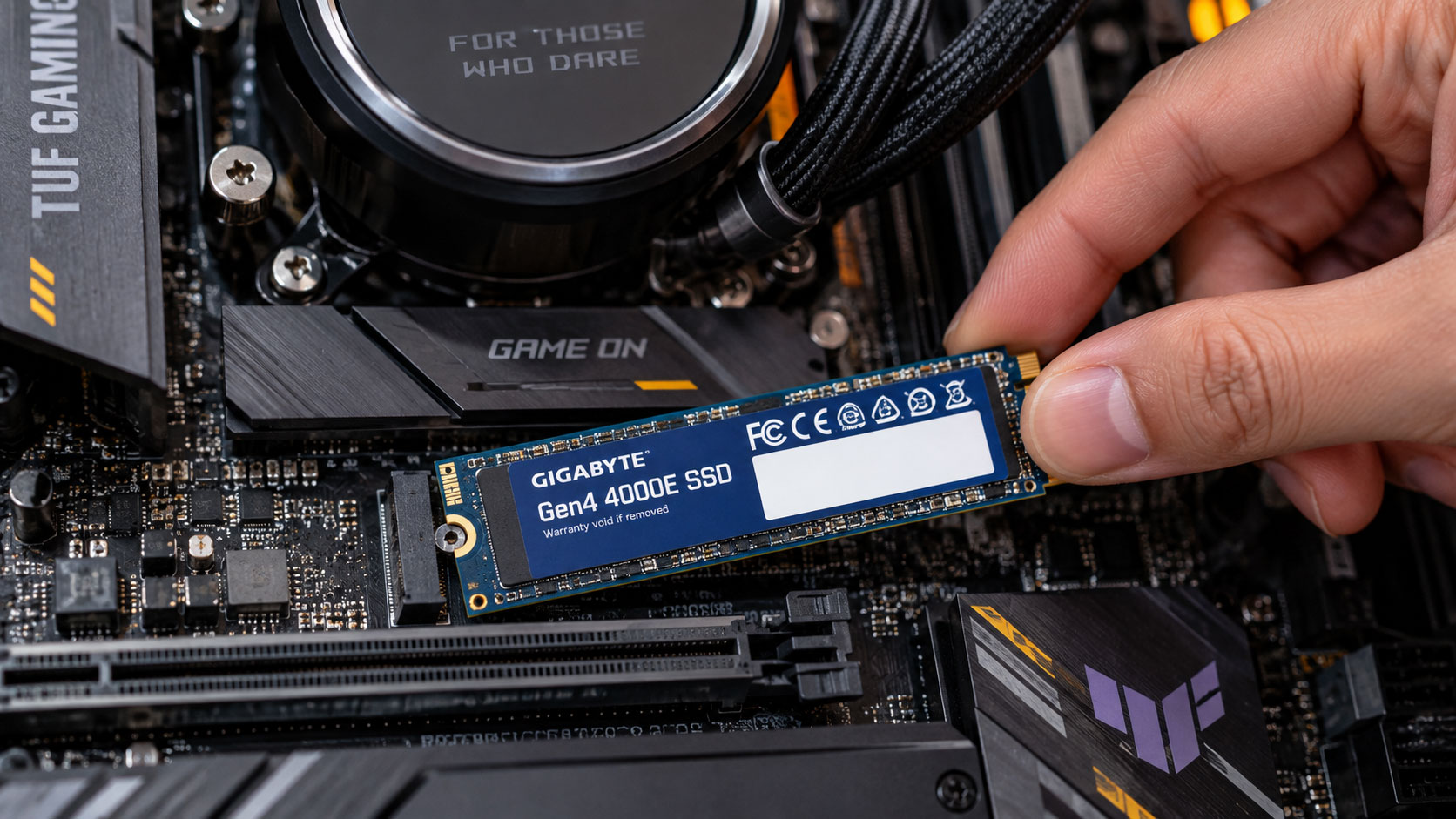 SSD NVMe Gen4 500GB GIGABYTE lắp PC Gaming Đà Nẵng
