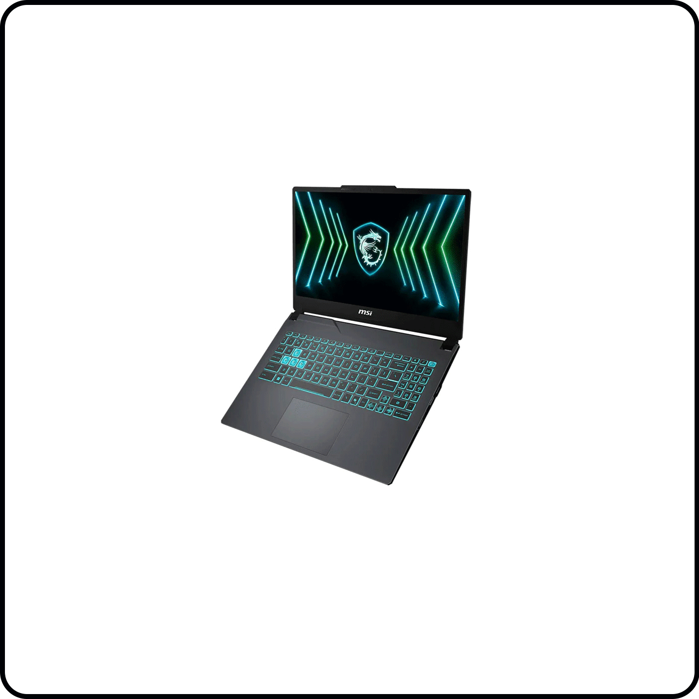 Alternative view of Laptop MSI Gaming Cyborg 15 Black Edition A13VE-2410VN (i5-13420H/16GB/512GB/RTX 4050 6GB/FHD 144Hz/Windows 11)
