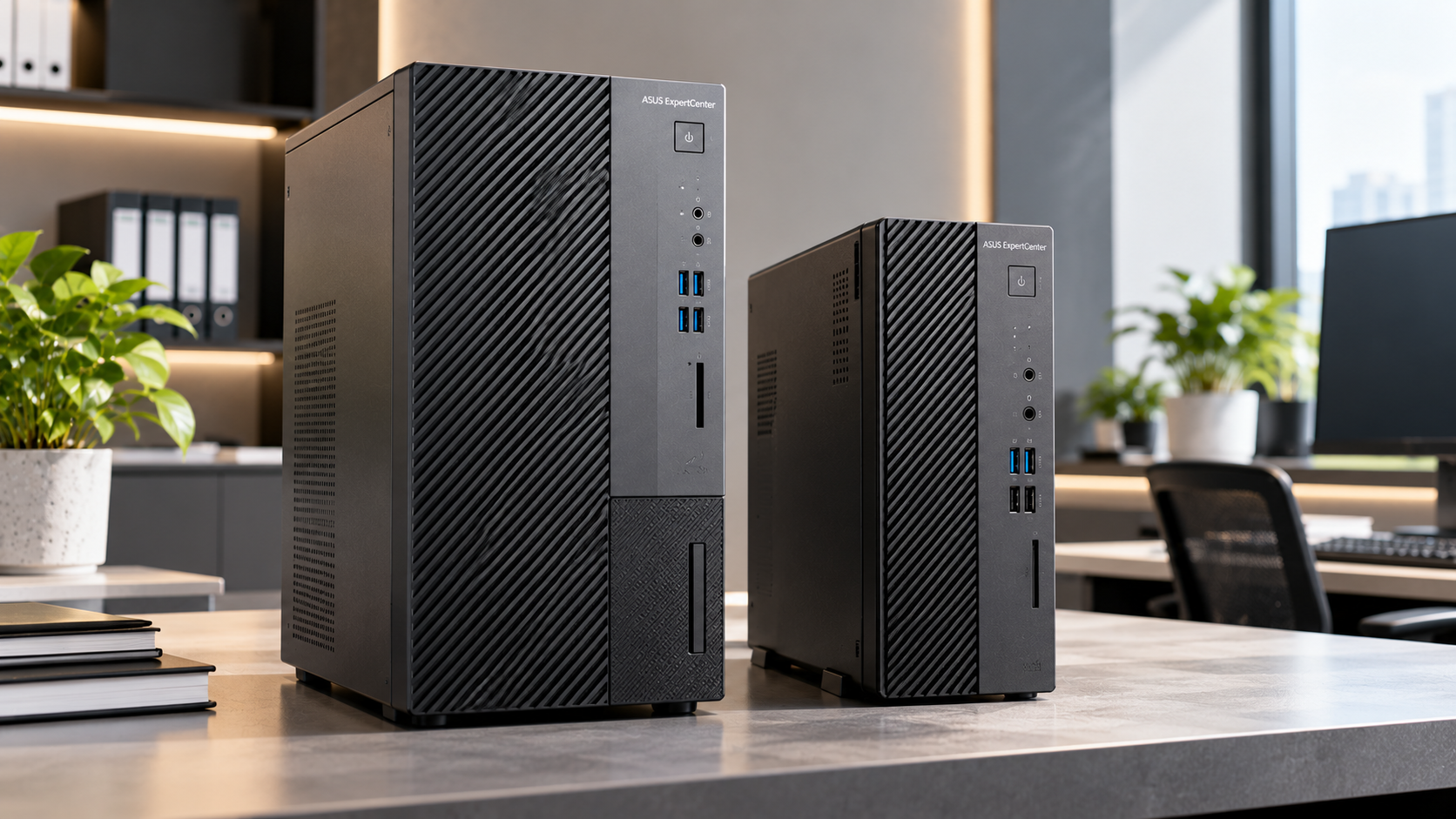 So sánh thiết kế máy bộ ASUS ExpertCenter Mini Tower và SFF